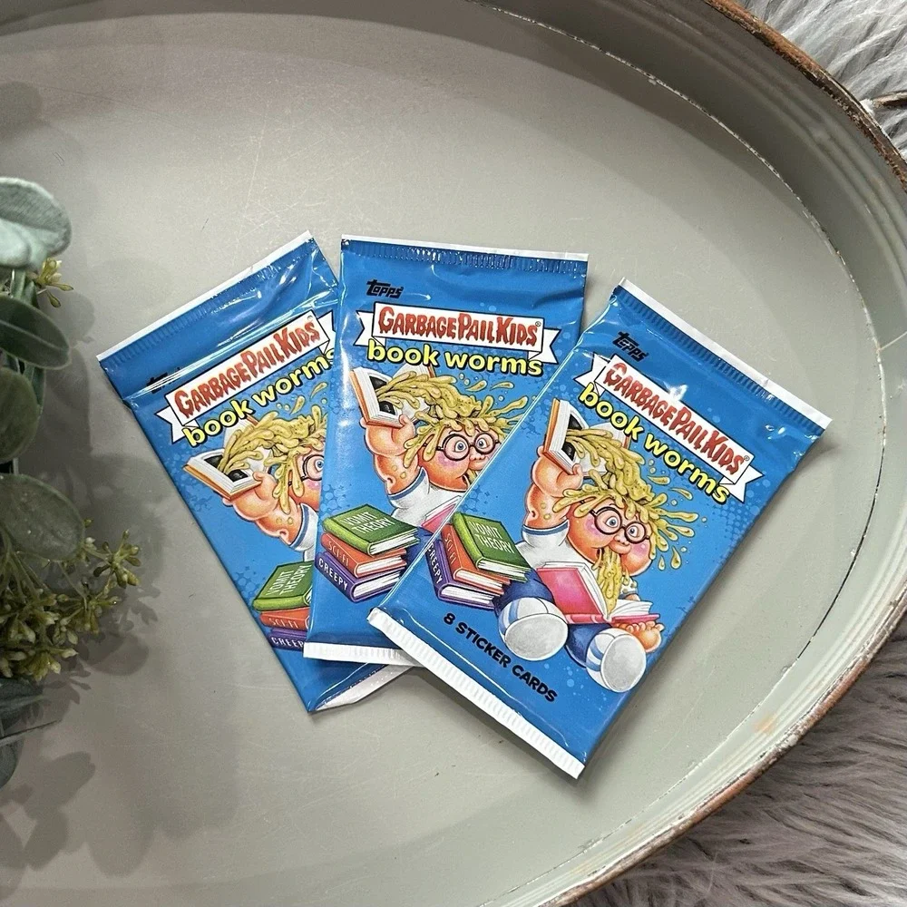 2022 Topps Garbage Pail Kids GPK Series1‎ Book Worms Factory Sealed Mega 3-Pack